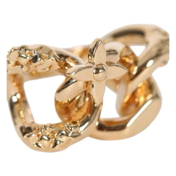 Louis Vuitton Large Chain Link Ring - Sz M - Picture 3 of 4